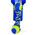 Juguete para perros de cuerda de tenis con juguete PVC